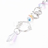 AB Color Plated Crystal Bullet Big Pendant Decorations LS-HJEW-G019-03F-2