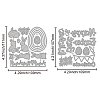 Easter Theme Carbon Steel Cutting Dies Stencils DIY-WH0309-3445-6