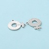 925 Sterling Silver Charms STER-C004-08S-3