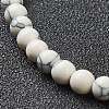Synthetic Howlite Beaded Stretch Bracelets BJEW-A117-A-10-3