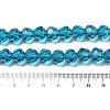 Transparent Glass Beads X-EGLA-A035-T10mm-D12-5