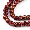 Baking Paint Glass Beads Strands DGLA-N010-6mm-07-3