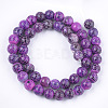 Natural Fire Crackle Agate Beads Strands G-T125-22C-2