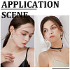 40Pcs Brass Stud Earrings Findings KK-SC0006-87P-4