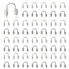 500Pcs 2 Color Brass Wire Guardians KK-FH0006-74-1