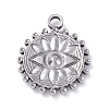 Tarnish Resistant 304 Stainless Steel Pendant Rhinestone Cabochons STAS-P288-13P-2