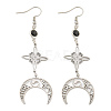 304 Stainless Steel Dangle Earrings for Women EJEW-F338-07P-1