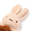Plush Rabbit Elastic Hair Rope Hairband OHAR-H009-B04-3