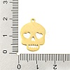 304 Stainless Steel Pendants STAS-Q255-04G-3