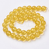 Synthetic Citrine Beads Strands G-C076-10mm-6A-2