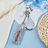 Mirror Alloy & Iron Pendant Decorations HJEW-WH0068-90B-4