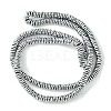 Electroplated Synthetic Non-Magnetic Hematite Beads Strands G-H020-M01-12-2