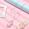 304 Stainless Steel Macrame Pouch Empty Stone Holder for Pendant Necklaces Making NJEW-TA00100-01-5