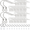 SOFPLATE 200Pcs 304 Stainless Steel Earring Hooks STAS-SP0001-43-1