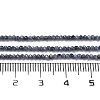 Natural Sapphire Beads Strands G-F509-18A-2mm-5