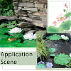 Artificial EVA Foam Lotus Leaf & Flower AJEW-SP0003-26B-6