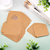 Square Kraft Paper Jewelry Storage Boxes CON-TAC0001-04B-6
