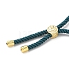 Cotton Cord Bracelet Making KK-F758-03M-G-3