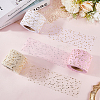 3 Rolls 3 Colors Polyester Organza Ribbons for Sewing Decoration OCOR-CY0002-23-3