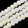 Two-Tone Imitation Jade Glass Beads Strands GLAA-T033-01B-01-1