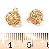Brass Micro Pave Clear Cubic Zirconia Pendants KK-D261-01G-07-3