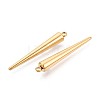 304 Stainless Steel Pendants STAS-T075-22B-G-2