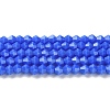 Opaque Solid Color Imitation Jade Glass Beads Strands GLAA-F029-P4mm-11-1