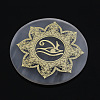 Natural Selenite Coaster PW-WG6D7A3-08-1