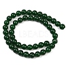 Dyed Natural White Jade Imitation Malaysia Jade Beads Strands LS-G-C270-B01-8mm-3
