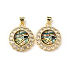 Real 18K Gold Plated Brass Pendants KK-L209-008G-04-1