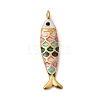 304 Stainless Steel Enamel Pendants STAS-B128-52G-06-1