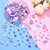 100G 10 Styles Transparent Acrylic Beads OACR-YW0002-65A-5