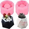 Food Grade DIY Silicone Flowerpot Molds DIY-OC0002-44-1