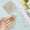 60Pcs Tibetan Style Alloy Toggle Clasps FIND-SP0001-23AS-3