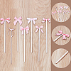 14Pcs Wooden Picks for Vase Decorations AJEW-SP0004-71B-5