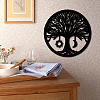 Laser Cut Basswood Wall Sculpture WOOD-WH0123-062-6