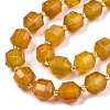 Natural Agate Beads Strands G-T131-82B-14-3