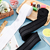 2Pcs 2 Colors Nylon Elastic Ribbon EC-CA0001-01-4