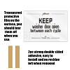 Acrylic Blank Table Signs AJEW-WH0476-001-3