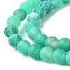 Natural Crackle Agate Beads Strands G-G055-4mm-4-4