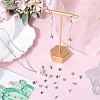 120Pcs 4 Styles 201 & 304 Stainless Steel Cup Peg Bails Charms STAS-SC0006-06-4