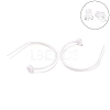 Hypoallergenic Bioceramics Zirconia Ceramic Ring Stud Earrings EJEW-Z023-03B-1