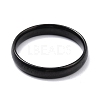 Ion Plating(IP) 304 Stainless Steel Simple Plain Band Finger Ring for Women RJEW-B036-03EB-1