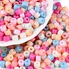 Opaque Baking Paint Glass Seed Beads SEED-T008-02-M02-1