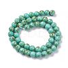 Synthetic Turquoise Beads Strands TURQ-H038-4mm-M-4