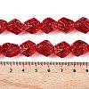 Electroplate Glass Beads Strands EGLA-N012-08N-4