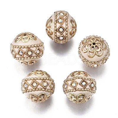 Handmade Indonesia Beads IPDL-E010-20-02-1