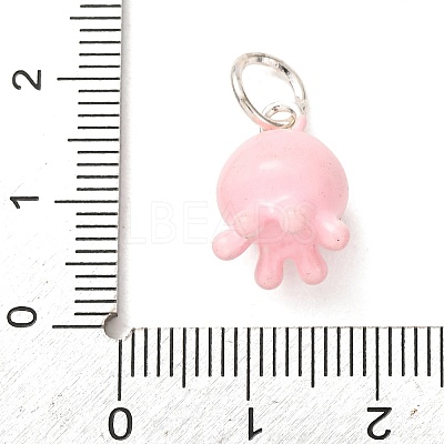 Brass Enamel Pendants KK-CBA260B-05P-1