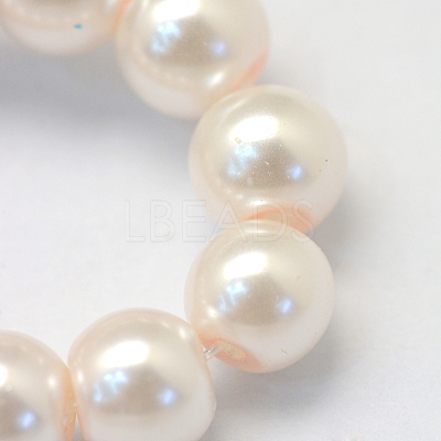 Baking Paint Glass Pearl Bead Strands X-HY-Q003-3mm-41-1
