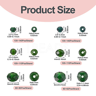 6 Strands 6 Styles Glass Beads Strands EGLA-TADJ0001-05B-1